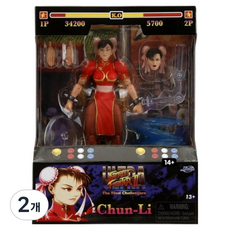 자다 스트리트파이터 액션피규어 춘리 빨간색 S25017, 2개