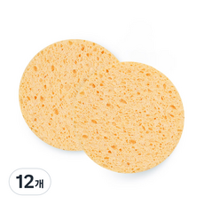 KC韓國JBCO纖維素潔面海綿, 單色, 12個