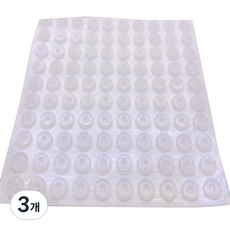 3M 범폰 미끄럼방지 스티커 A0023 100p, 3개, 반투명