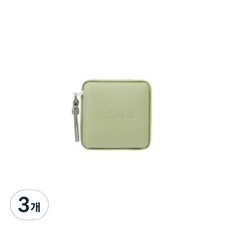 해피제이 휴대용 미니 가죽 사각 측정 줄자 민트, 3개, 1.5m