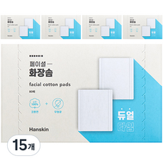 한스킨 화장솜, 80매입, 15개