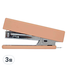 PENROTE 筆樂 森林色釘書機 KC7474, 奶咖色, 3個