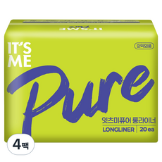 IT'S ME Pure 加長護墊, 加長, 20入, 4個
