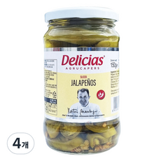 델리시아스케이퍼 할라피뇨 슬라이스, 310g, 4개