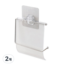 生活家居裝飾黏貼式衛生紙架, 混色, 2個