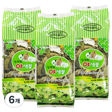 아쿠아플러스 신선한 야생꼴 소동물 사료, 80g, 6개