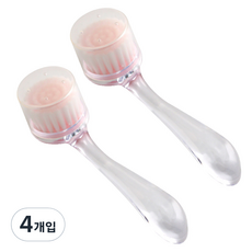 CHILSUNG 洗臉刷, 透明, 4個