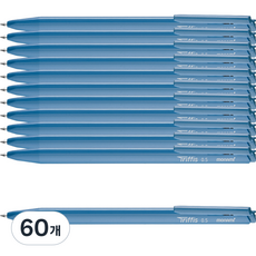 모나미 트리피스 볼펜 0.5mm, 블루, 60개