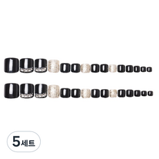비투윈 패디팁 세트, 5세트, 큐빅 스팽클 젤타입