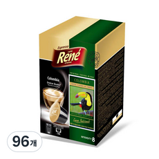 Rene 콜롬비아 엑셀소 돌체구스토 호환캡슐커피, 7g, 1개입, 96개