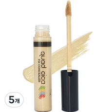 로쎄앙 쿼드시카 리퀴드 픽스 컨실러 9.5g, 02호 베이지 + 블랙, 5개