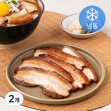 하코야 차슈 슬라이스 돼지 삼겹살 (냉동), 210g, 2개