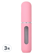 Plaka 便攜式粉彩香水空瓶 5ml, 粉紅色, 3個