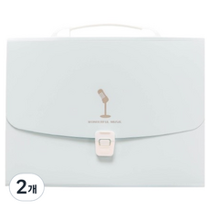 포텐키트 휴대형 아코디언파일 32.7 x 24.2 x 2.4 cm, 타입 2, 2개