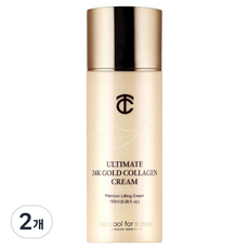 투쿨포스쿨 얼티밋 24K 골드 콜라겐 크림, 2개, 100ml