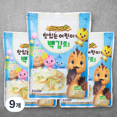 풍산김치 맛있는 어린이 백김치, 300g, 9개