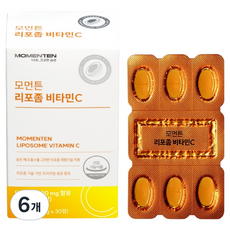 모먼튼 리포좀 비타민C 33g, 6개, 30정