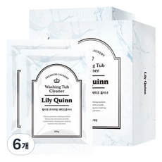 릴리퀸 프리미엄 세탁조 클리너 4p, 800g, 6개