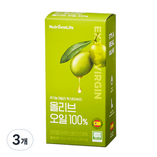 뉴트리원 유기농 데일리 엑스트라버진 올리브 오일 100% 스틱, 112g, 3개