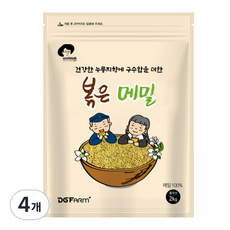 엉클탁 구수한 볶은 블랙 메밀차, 2kg, 1개입, 4개