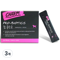 페피테일 강아지 참 영양제, 30회분, 장건강/유산균, 3개