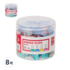 델리 메탈 더블클립 6호 E8556A, 15mm, 60개입, 8개