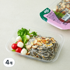 스윗밸런스 명란 치즈 먹물 파스타, 250g, 4개