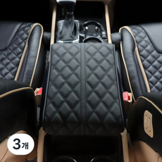 카템 감탄 콘솔 팔쿠션, 블랙, 3개