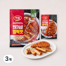 하림 맛닭가슴살 엽기떡볶이맛, 100g, 3개, 5개입