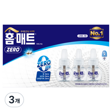 홈매트 리퀴드 에스 제로 리필 3p, 87ml, 3개