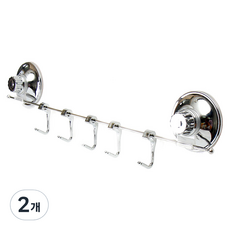 리빙씨엔피 다용도 걸이 5p훅, 2개