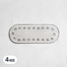 Yarna PVC 包包底板 橢圓形 迷你 10.5 x 4 cm 套組, 4套, 透明