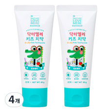 NATURE LOVE MERE 然自母愛 Dr.ally兒童含氟牙膏, 60g, 4個
