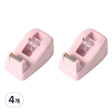 온업 파스텔 컬러 미니 테이프 디스펜서, 핑크, 4개