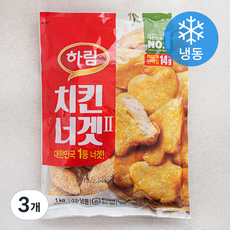 하림 치킨너겟 2 (냉동), 1kg, 3개
