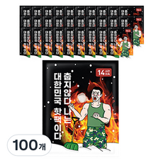 아임핫팩 프리미엄 포켓형 핫팩 100g, 100개