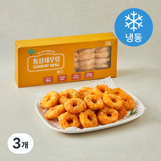 지엔씨푸드 통살새우링 30개입 (냉동), 690g, 3개