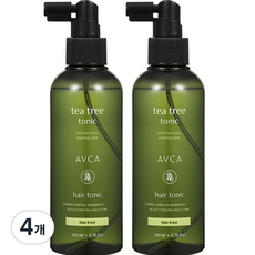 아브카 두피케어 탈모증상완화 티트리 헤어토닉, 4개, 200ml
