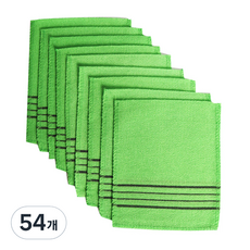 덕용 때밀이 목욕타올, 그린, 1개입, 54개