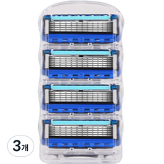 Avern 5層一次性剃須刀手動刀片, 4入, 3個