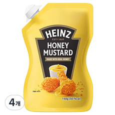 HEINZ 亨氏 蜂蜜芥末醬, 150g, 4個