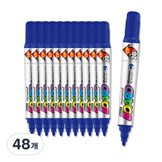 monAmi Jumbo大號白板筆, 48個, 藍色