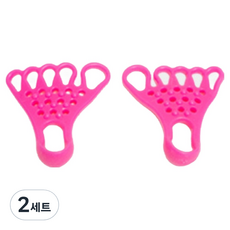 GoodGoodShop 腳趾伸展器 雙腳穿戴組 粉紅色, 2套