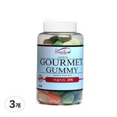 스위트박스 슈가코팅 파리지앵 어솔티드 젤리, 500g, 3개
