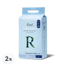 라엘 남녀공용 요실금 패드, 대용량, 20개입, 2개