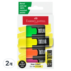 FABER-CASTELL 輝柏 迷你螢光筆 紙筒, 8個, 混色