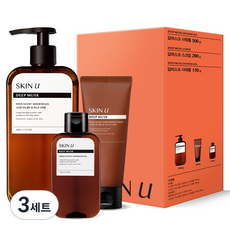 Skinu Innocent深層麝香沐浴乳 500g+沐浴乳 150g+磨砂膏 200g組, 3組