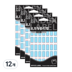 쁘띠팬시 보호필름 견출지 20-F211, 빨강, 12개