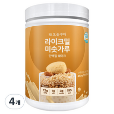 오늘부터 라이크밀 단백질 쉐이크 미숫가루맛, 4개, 450g