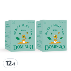 도밍고 꿀 민트차, 1.5g, 10개입, 12개